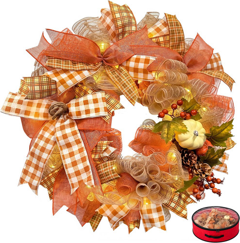 Inch fall wreaths for front - 24,