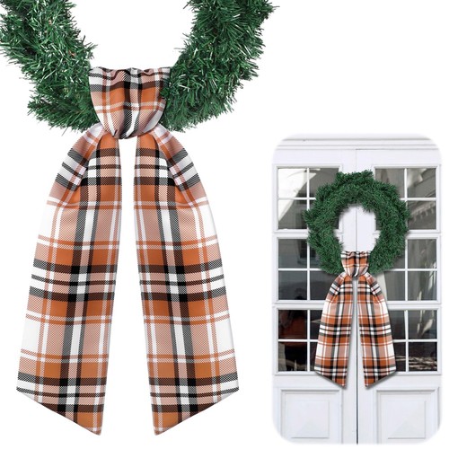 Fall plaid wreath - fall,