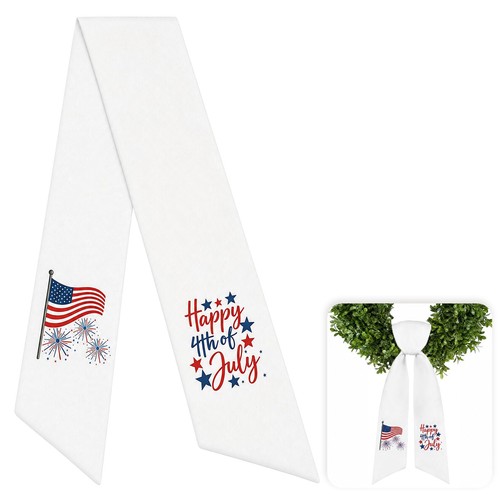 Patriotic wreath sash - patriotic,