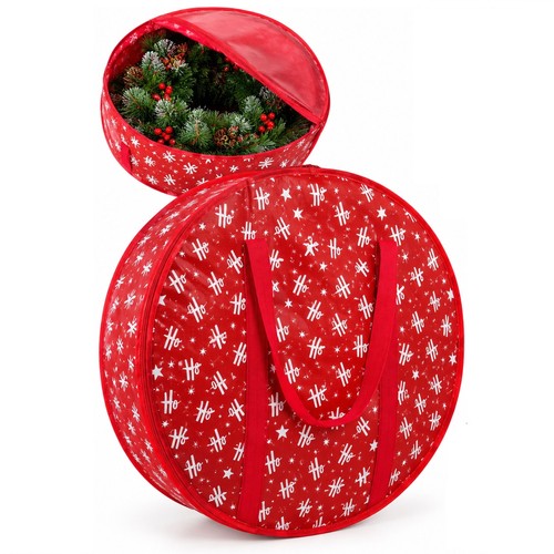 Christmas wreath storage bag - christmas,