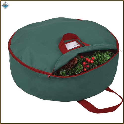 Heavy duty wreath storage bag - heavy,