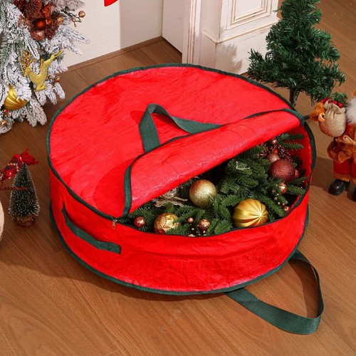 Christmas wreath storage bag - christmas,
