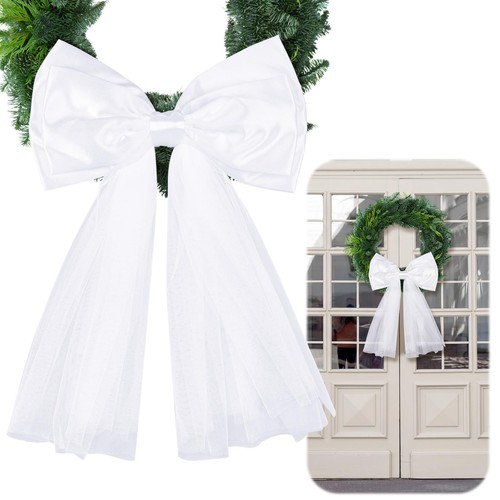 White wreath sash - white,