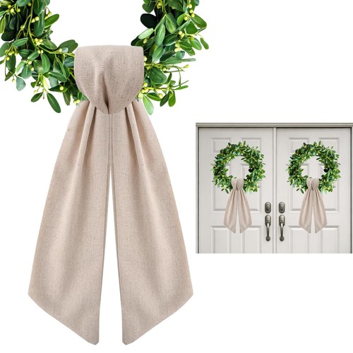 Burlap wreath sash for - burlap,