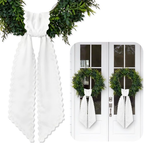 White wreath sash pack - wreath, 2