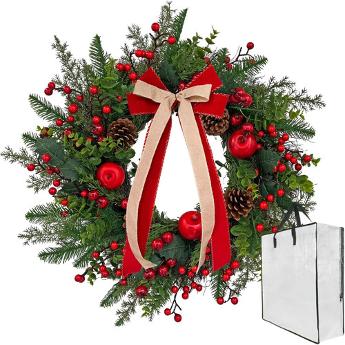Inch christmas wreath - 24,