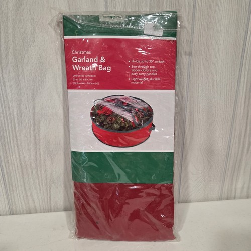 Red wreath and garland storage - red,
