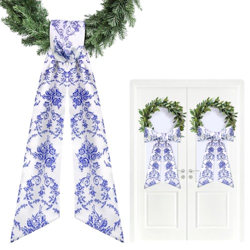 Chinoiserie wreath sash - wreath,