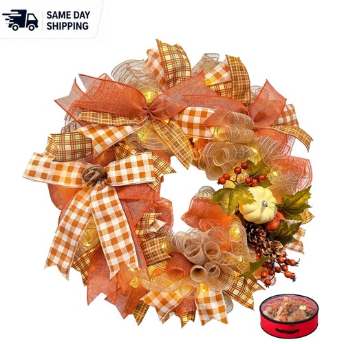 Cozy inch front door wreath - 24-inch,
