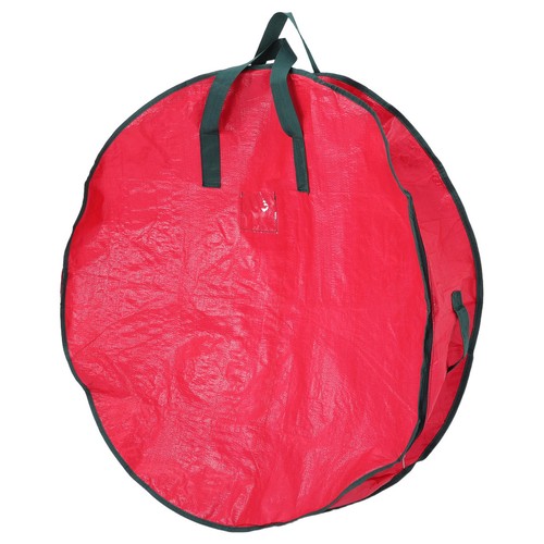 Red waterproof wreath storage - waterproof,