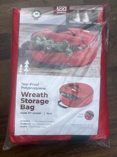Wreath storage bag - wreath,