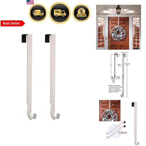 Adjustable wreath hanger - adjustable,