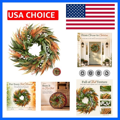 Inch fall wreaths for front - fall,